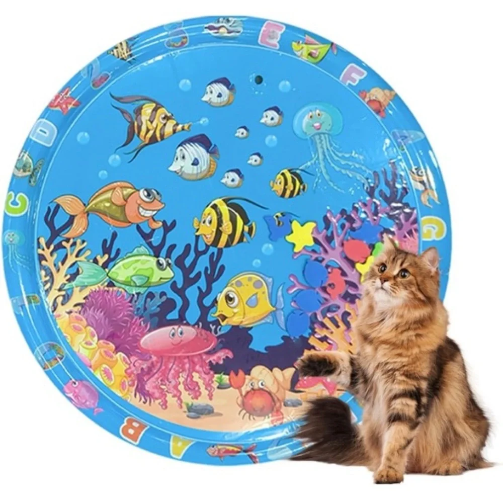 Colorful Ocean-Themed Pet Splash Pad